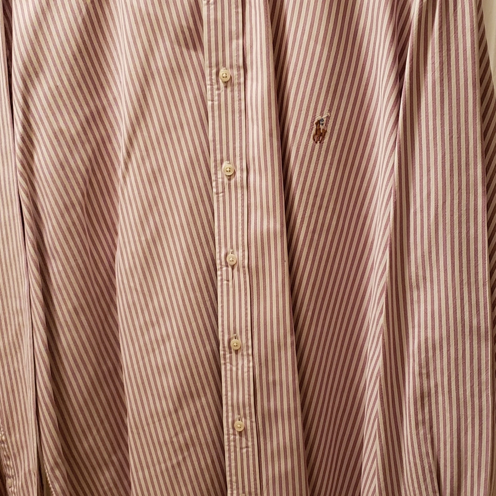 Mens Polo by Ralph Lauren stripped L/S oxford shirt